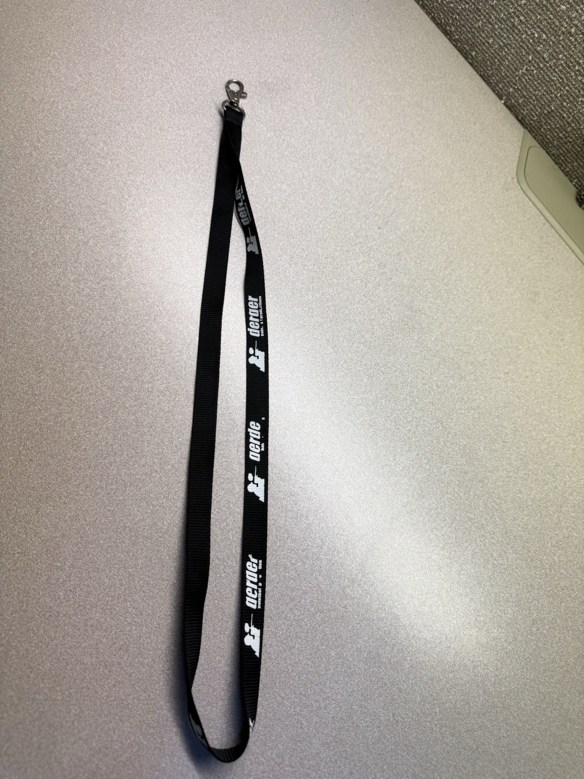 derder Paintball Lanyard Keychain - BLACK