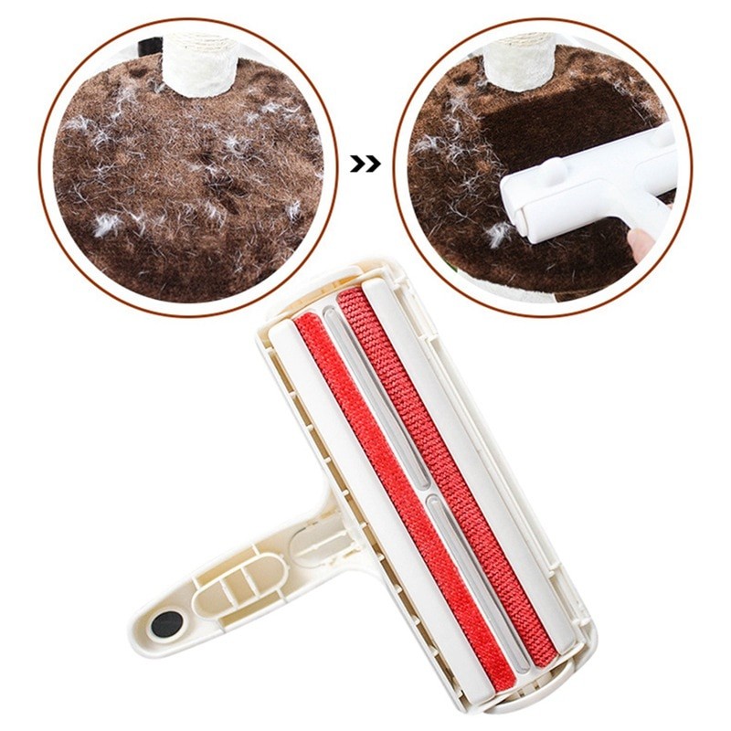Pet Hair Remover Roller Removing Dog Cat Hair from Furniture self-cleaning Lint