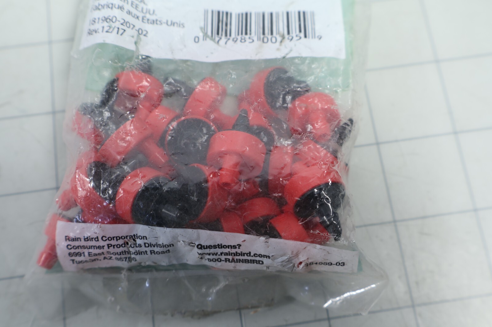 26-pk Rain Bird Spot Watering Emitters Dripper's 2 GPH Pressure Compensating NEW
