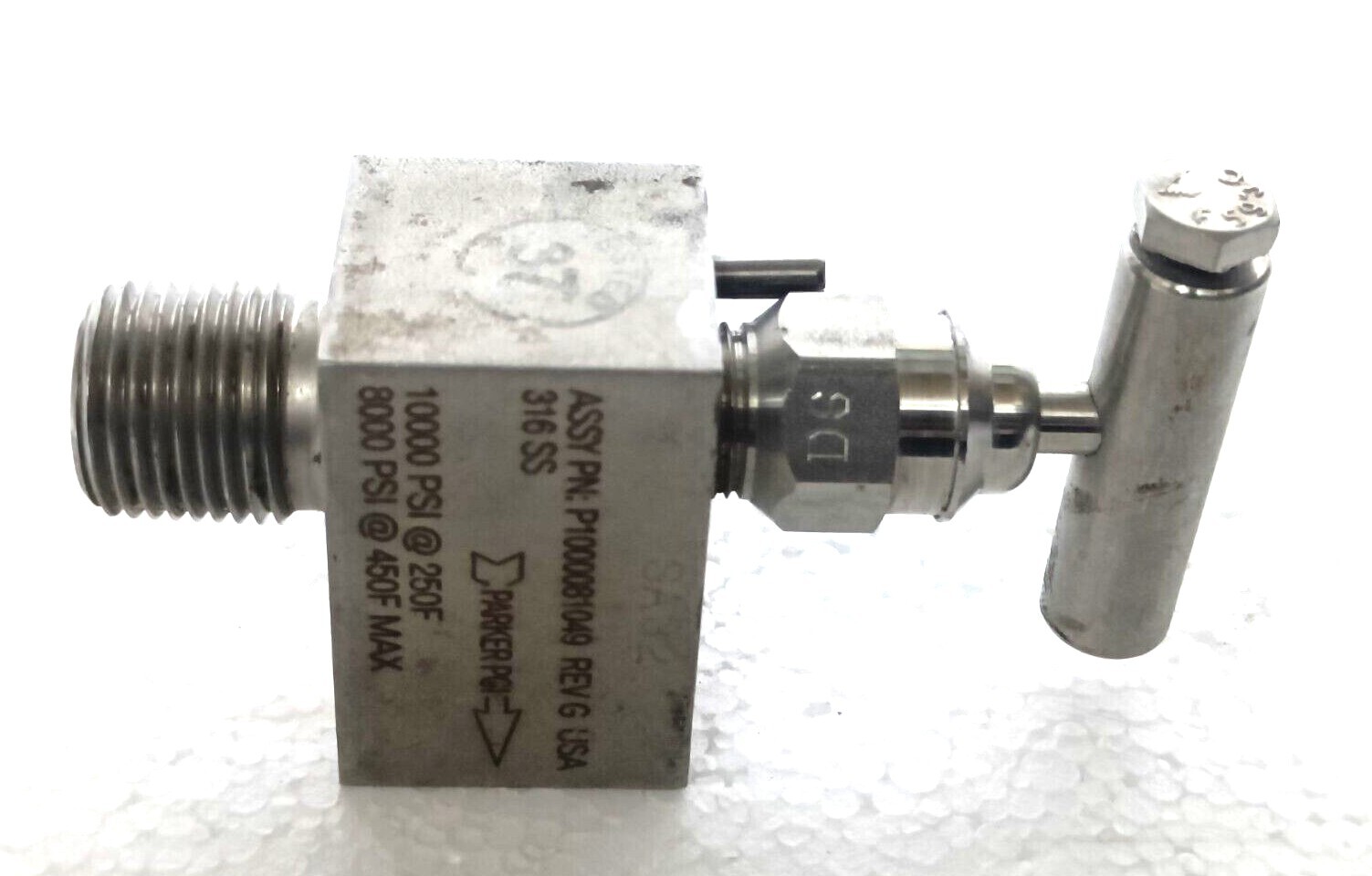 PARKER 10,000 PSI NEEDLE VALVE #NEW