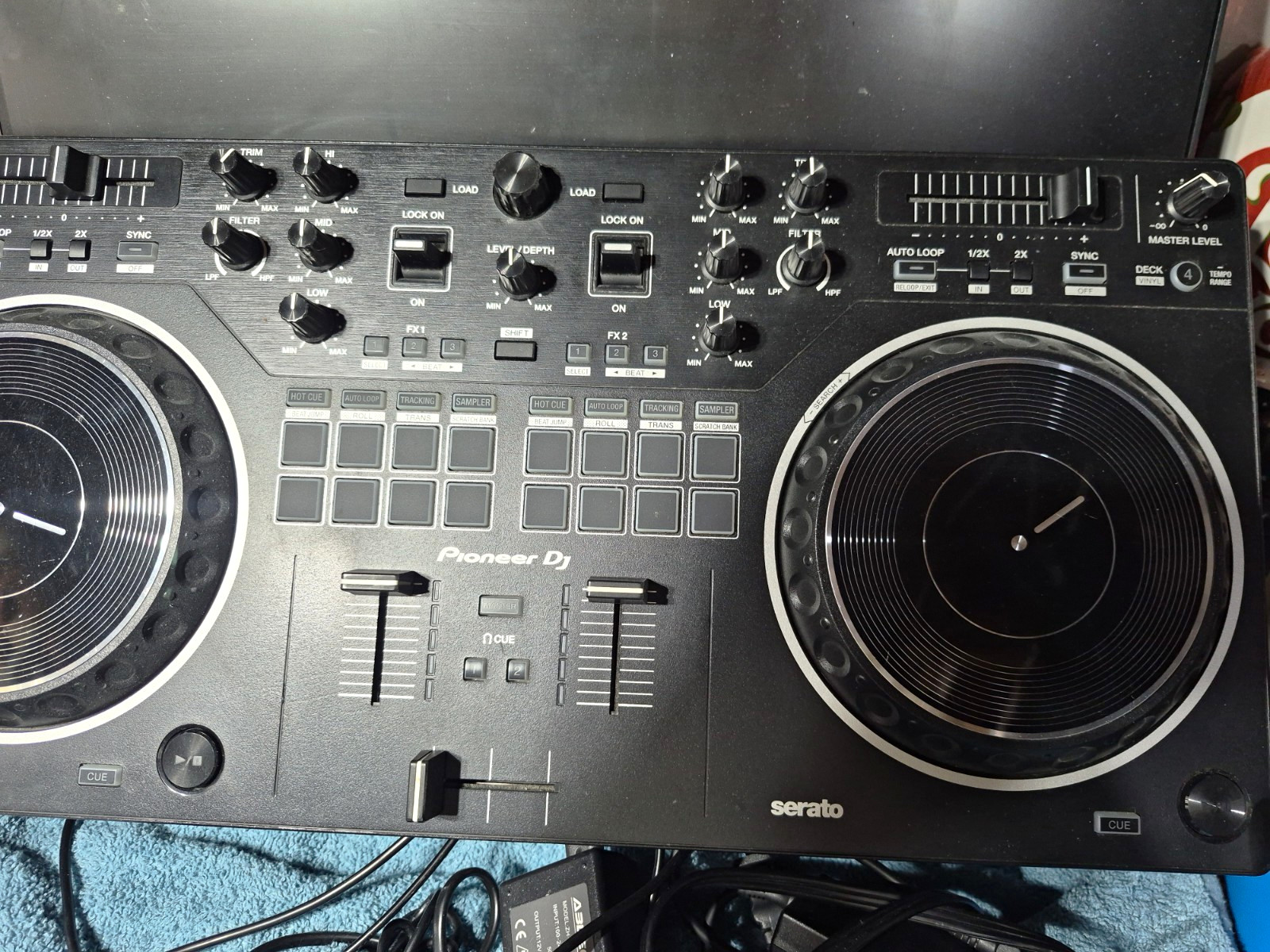 Pioneer DJ DDJ-REV1 2-Channel 2-Deck Tabletop DJ Controller Black