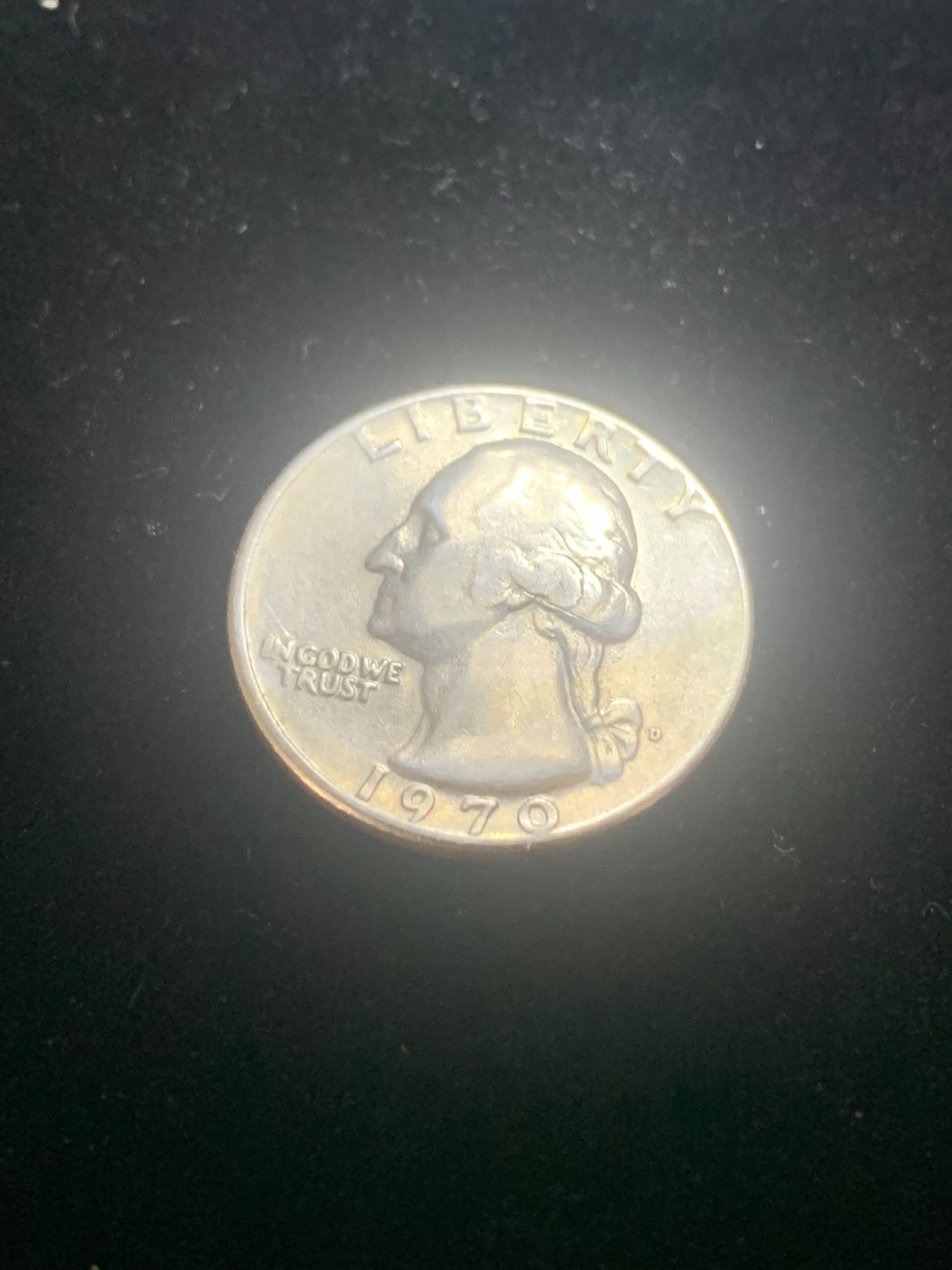 1970 D WASHINGTON QUARTER Circulated - Nice Condition