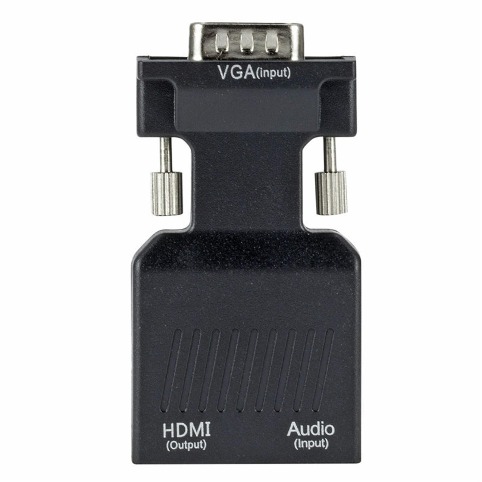 VGA Input To HDMI Output Adapter+ Audio Cable+USB Cable For Win7/8/10