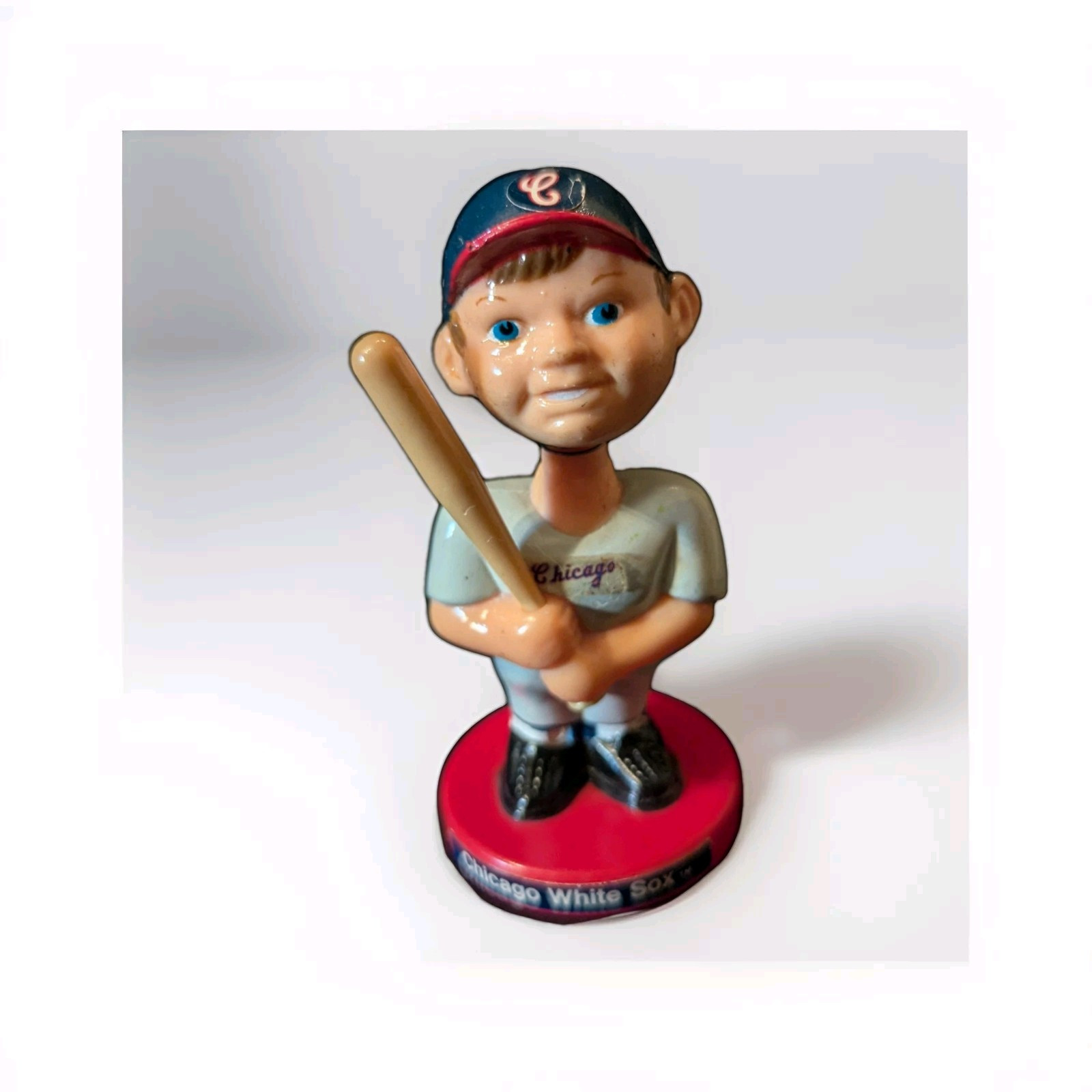 1985 Chicago White Sox VINTAGE BOY FACE WITH BAT BOBBLEHEAD (EX/NM)