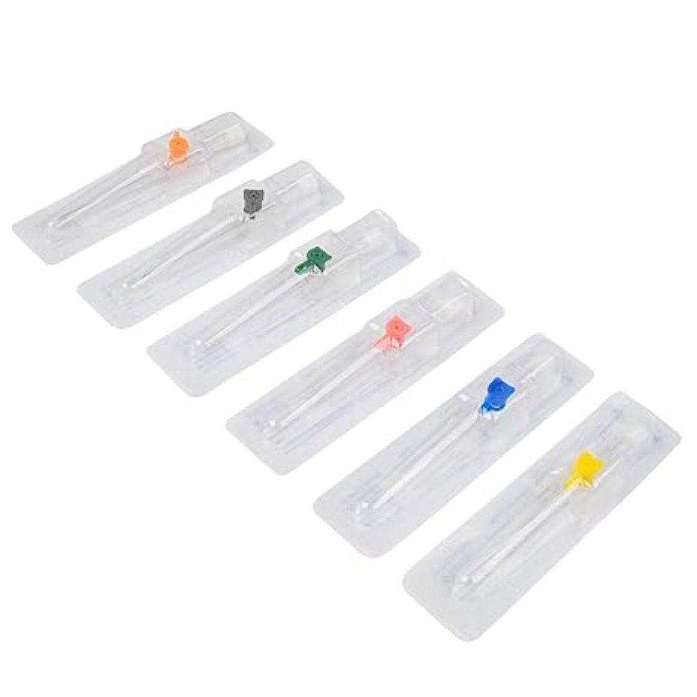 New 10Pcs 14/18/20/22/24G Veterinary Catheter with Wings Cannula for Animal Pets
