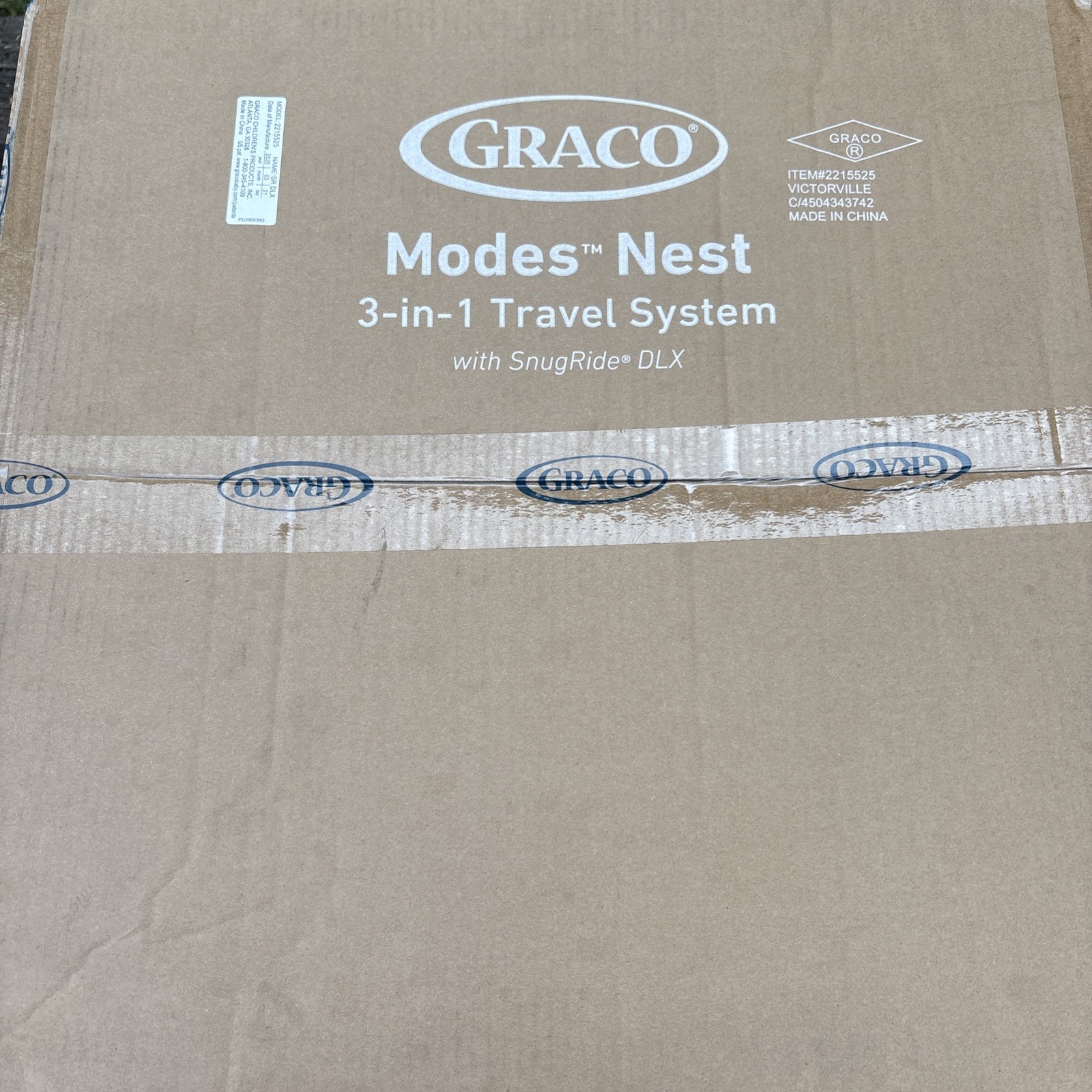 Graco Modes Nest 3-in- 1 Travel System with Snugride DLX Car Seat, Norah