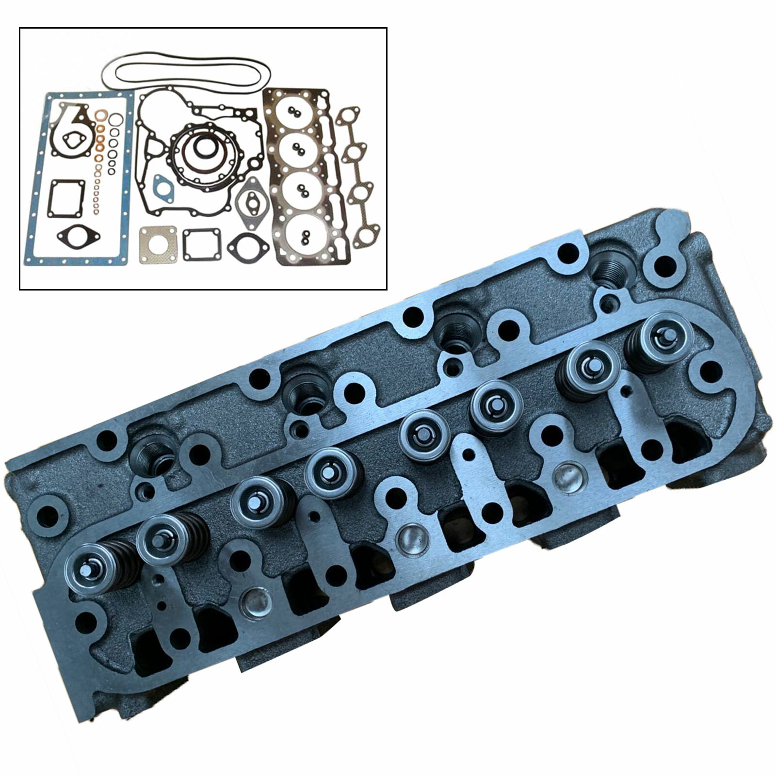 Complete Cylinder Head with Gasket For Kubota V1505 V1505T V1505E V1505D Engine