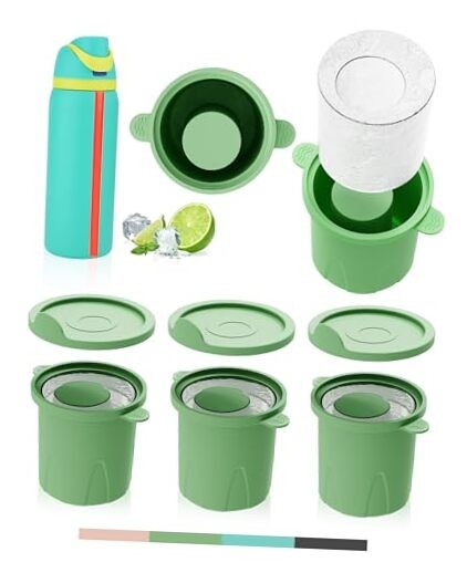 Ice Molds for Owala 24-40oz, Set of 3, Food-Grade Soft Silicone, No White Green
