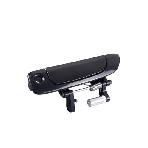 Black No Painted Front Rear Exterior Door Outer Handle Compatible Front Left