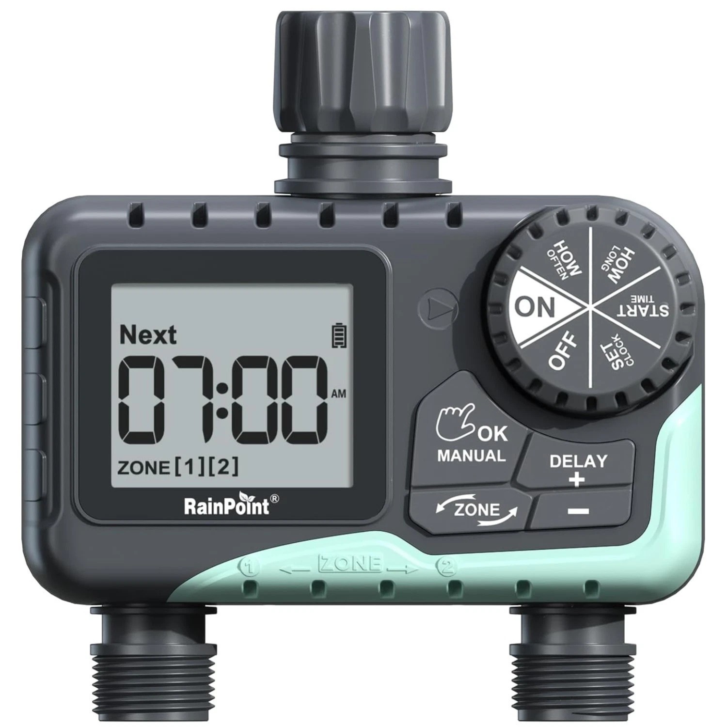 Automatic Sprinkler Timer - 2 Zone Irrigation Control
