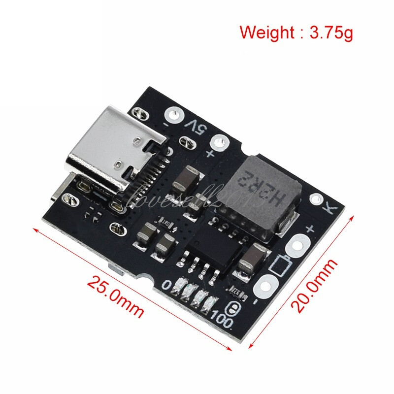 5V 2A Boost Converter Step-Up Power Module Lithium Battery Charging Protection L