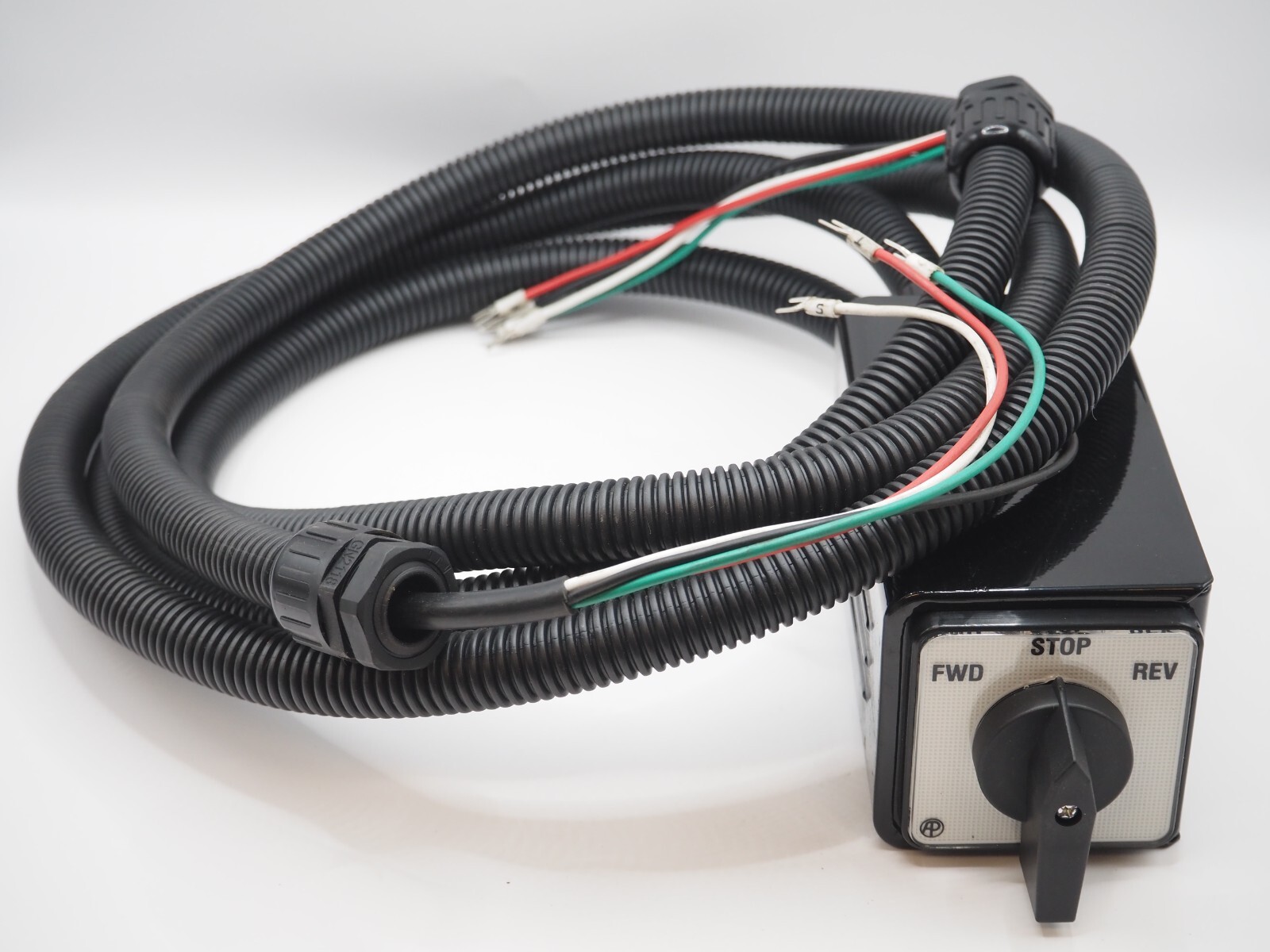 FORWARD/REVERSE DRUM SWITCH WITH CABLES for 3HP 3 Phase VARIABLE SPEED MILL