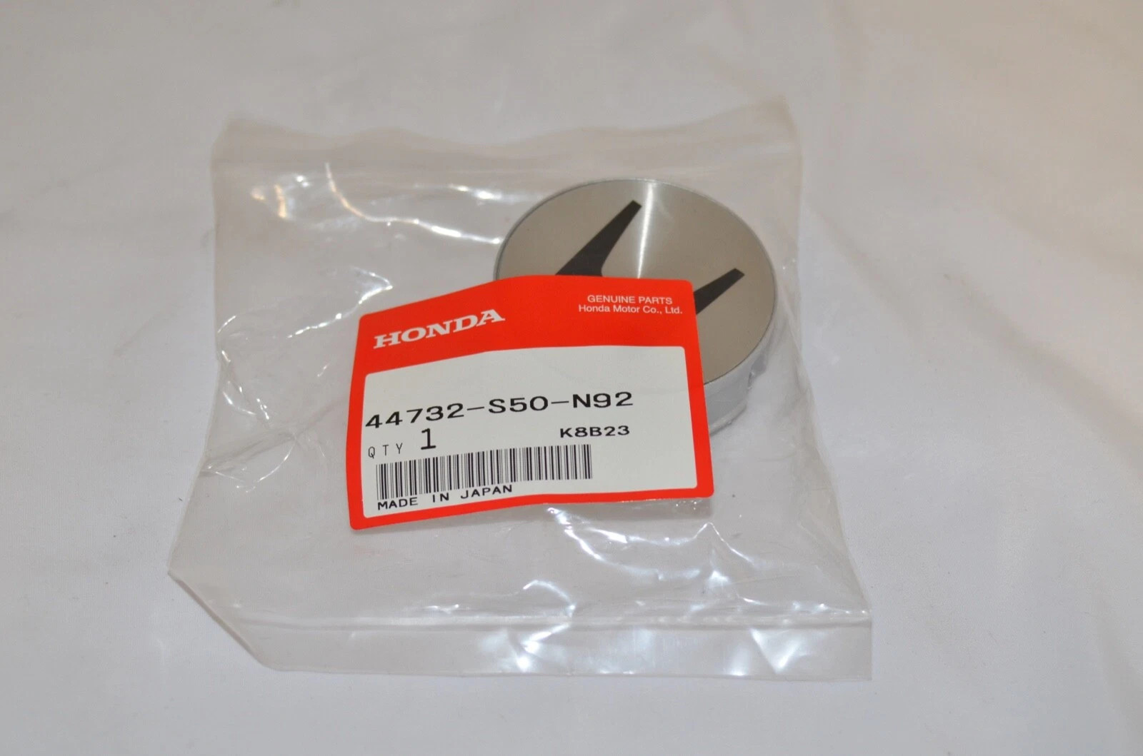 OEM HONDA 44732S50N92 CAP, ALUMINIUM WHEEL CENTER 44732-S50-N92