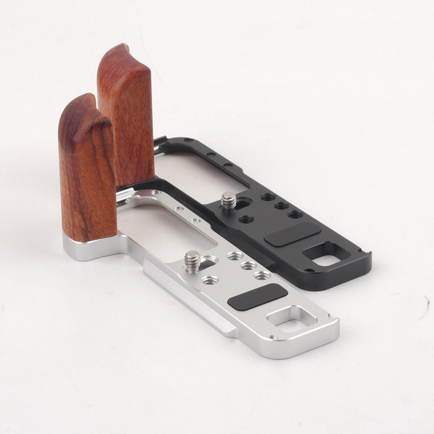 Wood L Plate Camera Hand Grip Holder Handle Grip For Fujifilm X100VI X-100VI