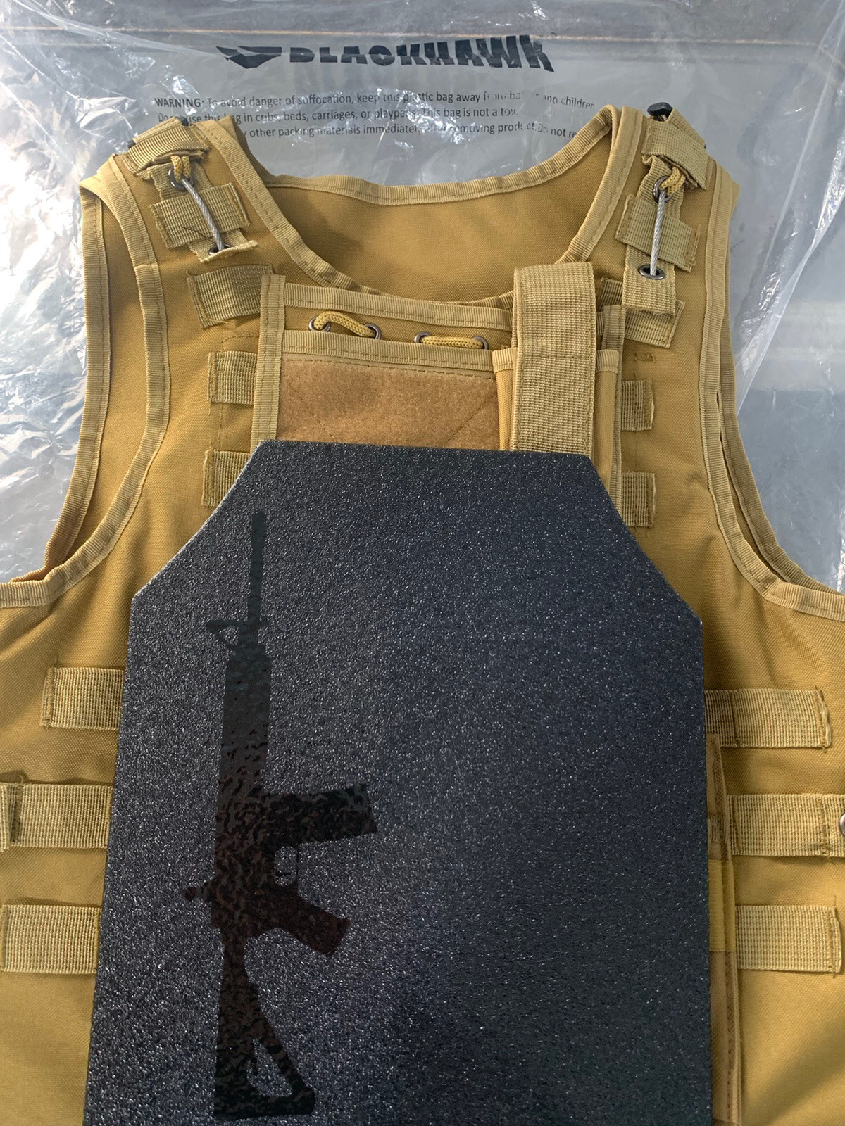 BULLETPROOF  Vest Free police duty 3A plates And AR600 3+ Rifle Plate USA