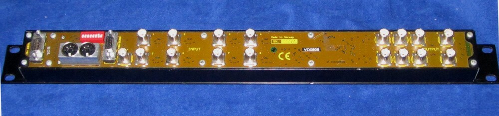 NETWORK Electronics VIKINX Video Router VD0808 1U Rackmounted w/ Power Supply