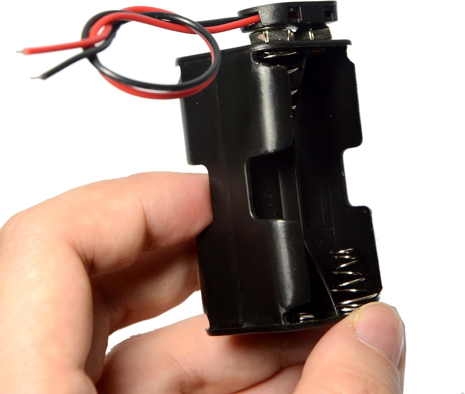 Efficient Battery Organization: 4 AA Battery Holder with 9V Connector (3 Units)