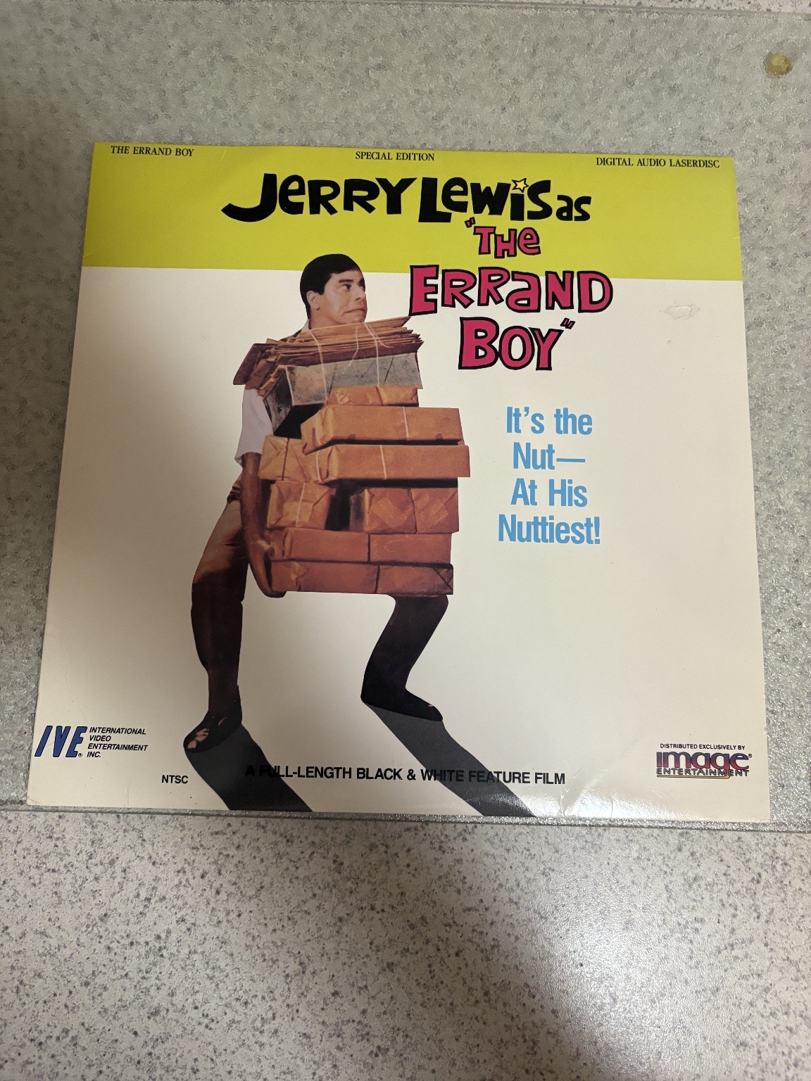 The Errand Boy LaserDisc 1961 Comedy Special Edition Image Entertainment