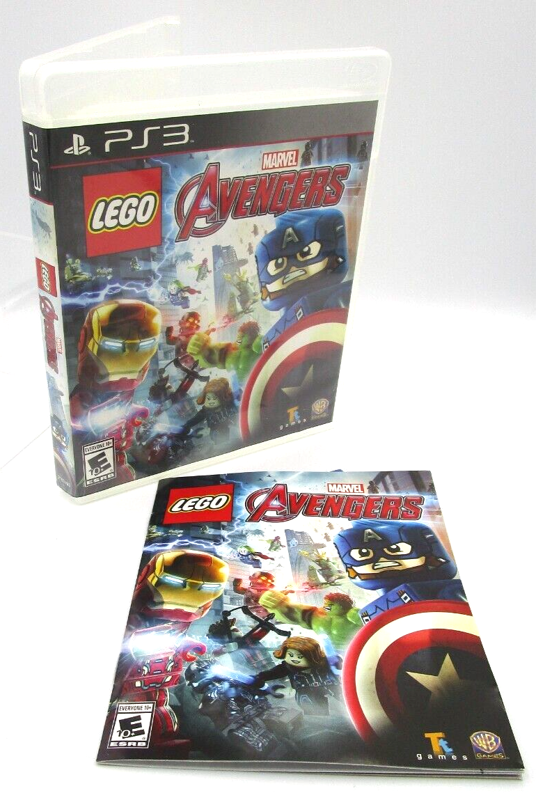 Sony PlayStation PS3 LEGO Marvel Avengers EMPTY Case w/ Manual