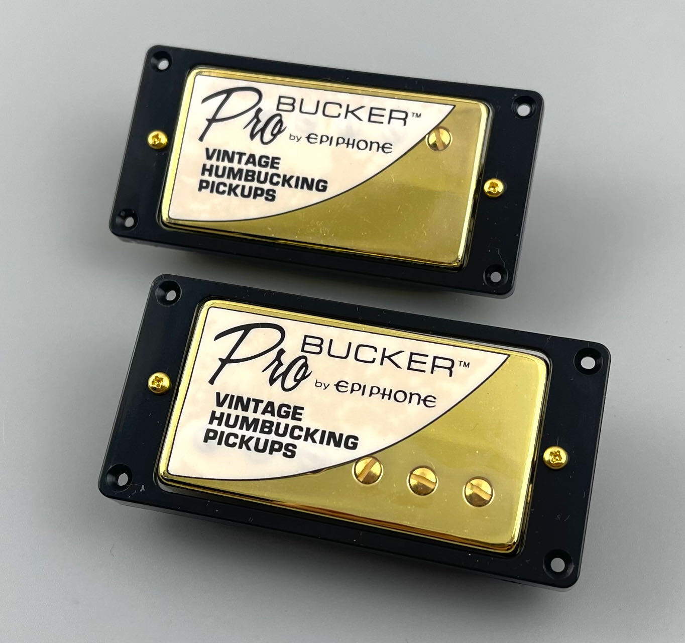 Epiphone ProBucker Humbucker Alnico 5 Gold Pickup Set for LP&SG 5 Wire plug