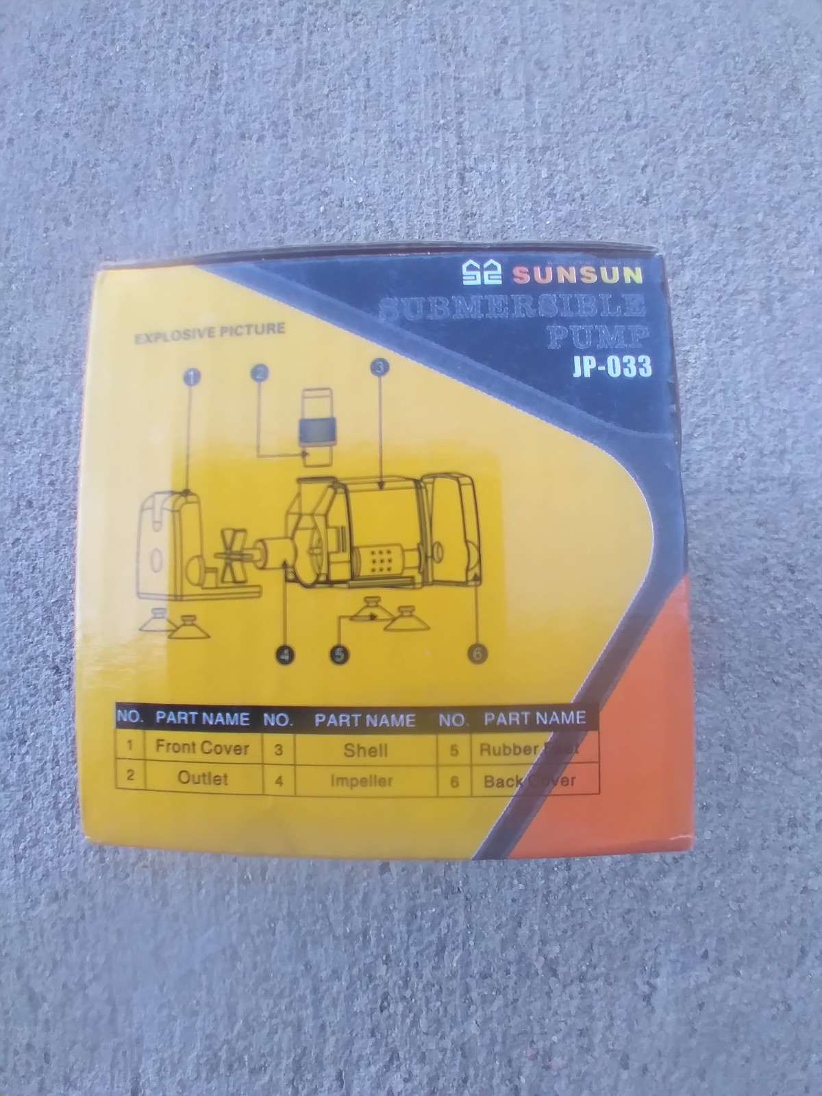 Sunsun Submersible Pump JP-033