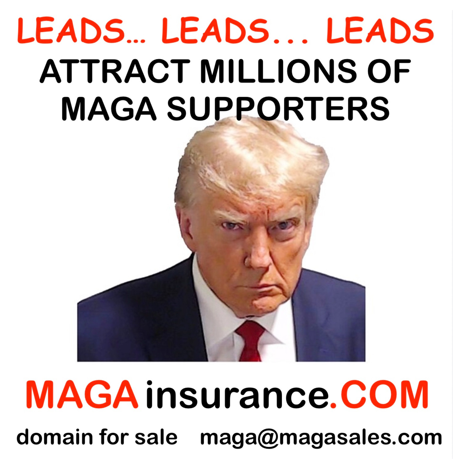 MAGAinsurance.COM - HOT Domain for Sale - Trump MAGA Insurance Medicare Seniors
