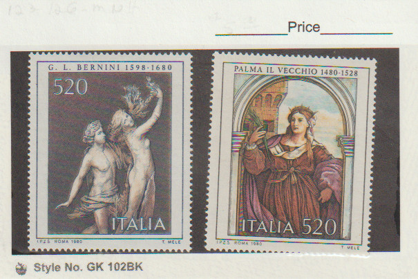 Italy Scott #1443-1444 MLH (St Barbara & Apollo & Daphne)