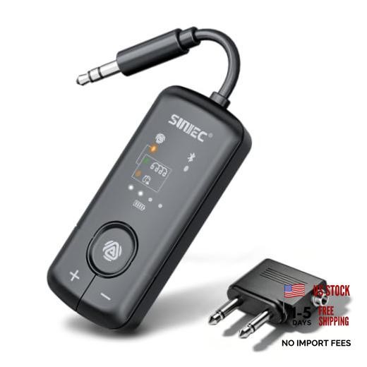 Airplane Bluetooth Adapter & Auracast LE Audio Transmitter for Hearing Aids |