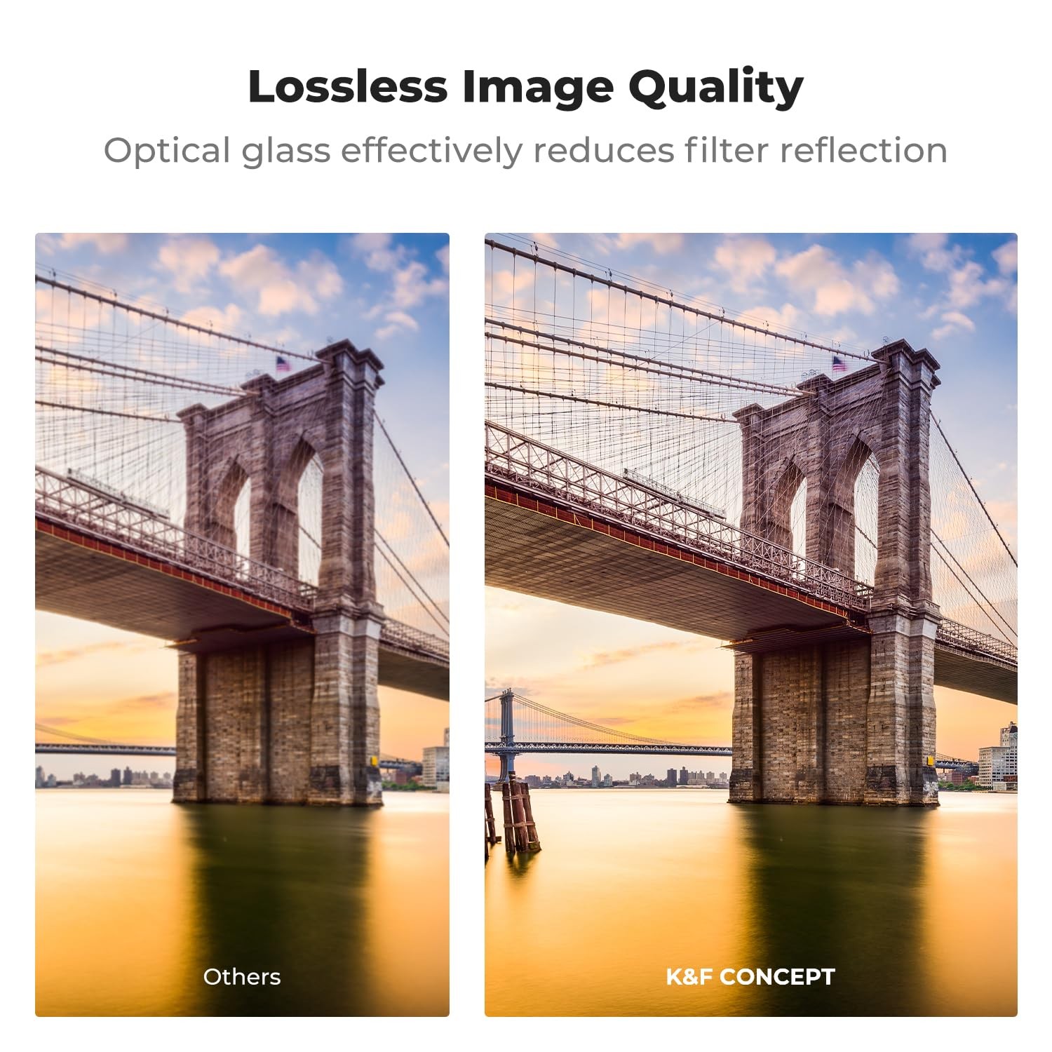 52mm ND64 Lens Filter 6-Stop Fixed Neutral Density Filter 28 Multi-Layer Coat...