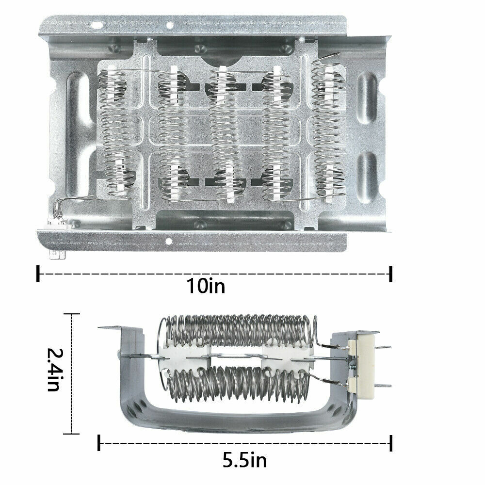 279838 Dryer Heating Element Assembly for Whirlpool & Kenmore Dryers (6 Pack)