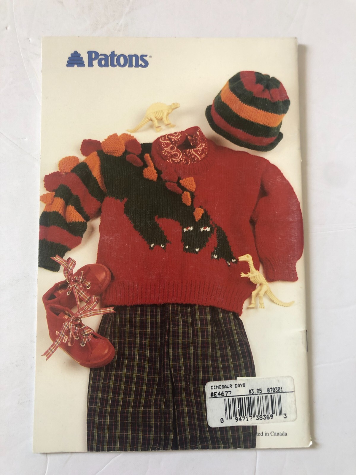 Patons Dinosaur Days Pattern Booklet 695 NEW