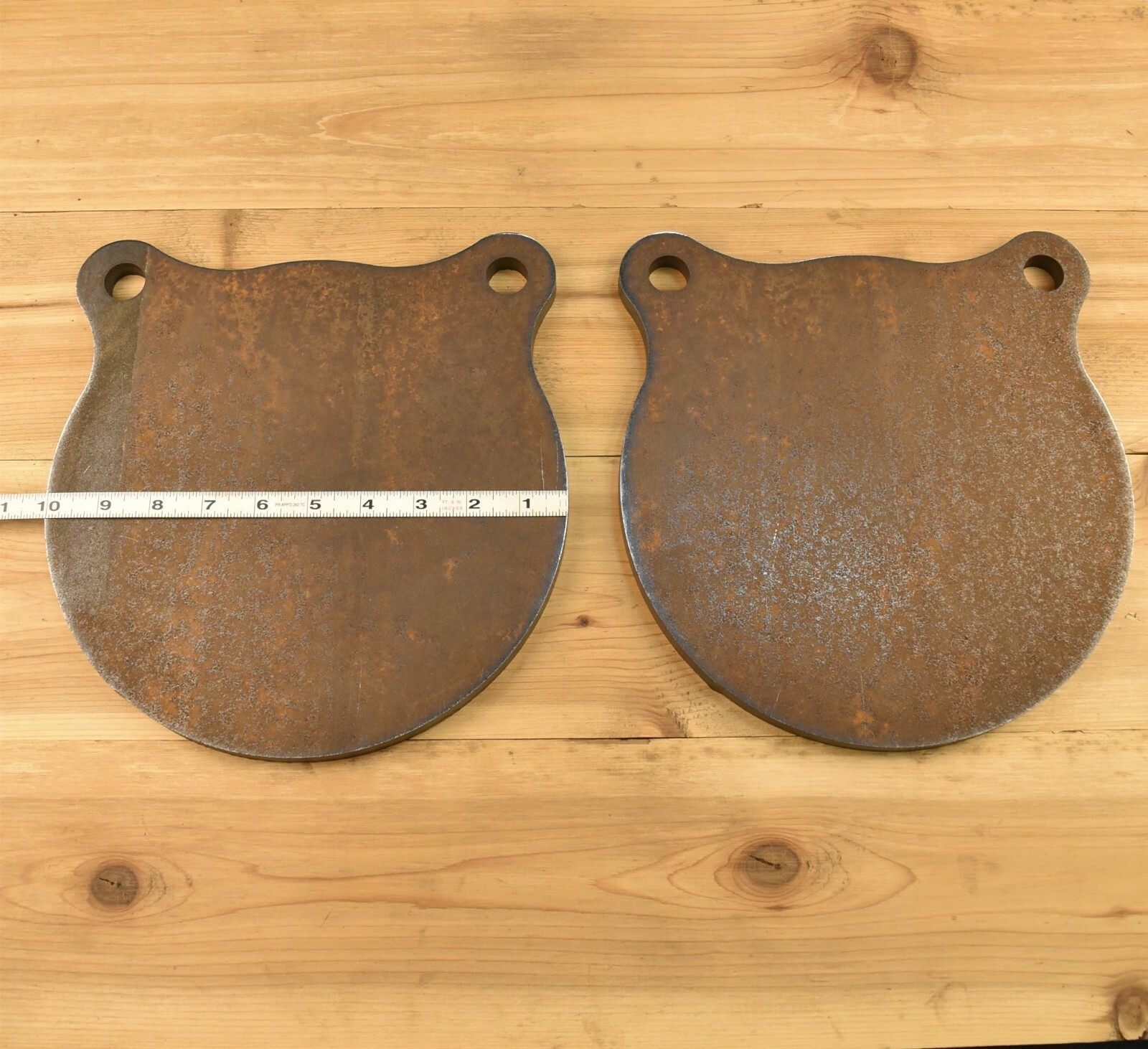 1/2" AR500 Shooting Targets 10" Gongs Set Of TWO