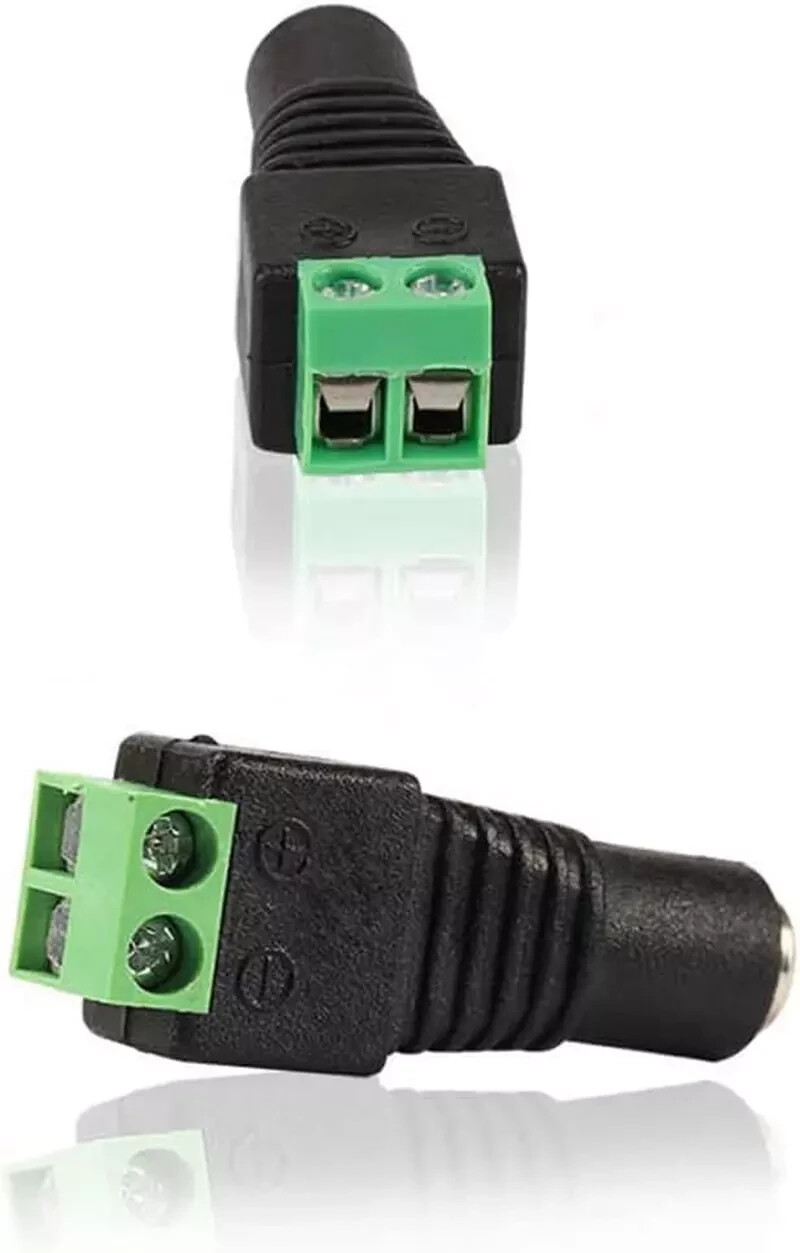 10 PACK -2.1mmx5.5mm DC Power Female Jack Connector plug