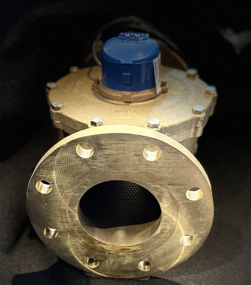 Hersey MVR650 4" NPT Low Flow Water Meter 5-650 GPM 150 PSI Cls 150 ANSI Flange
