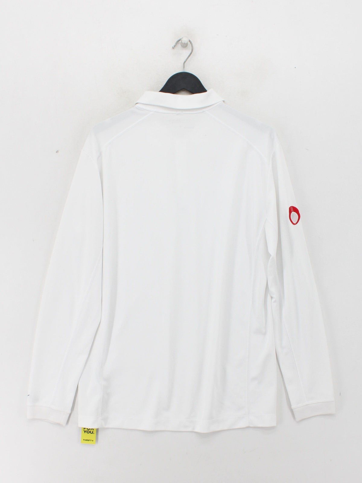 Nike Men's Polo M White 100% Polyester Collared Basic