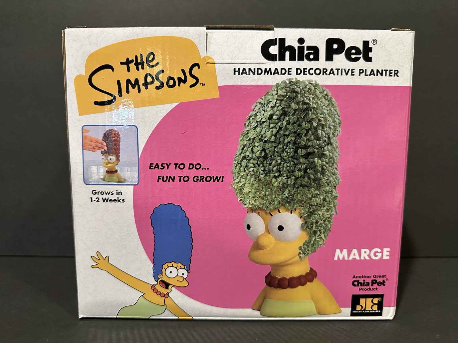 Marge Simpson Chia Pet Handmade Decorative Planter Easy to do Fun to Grow NEW!
