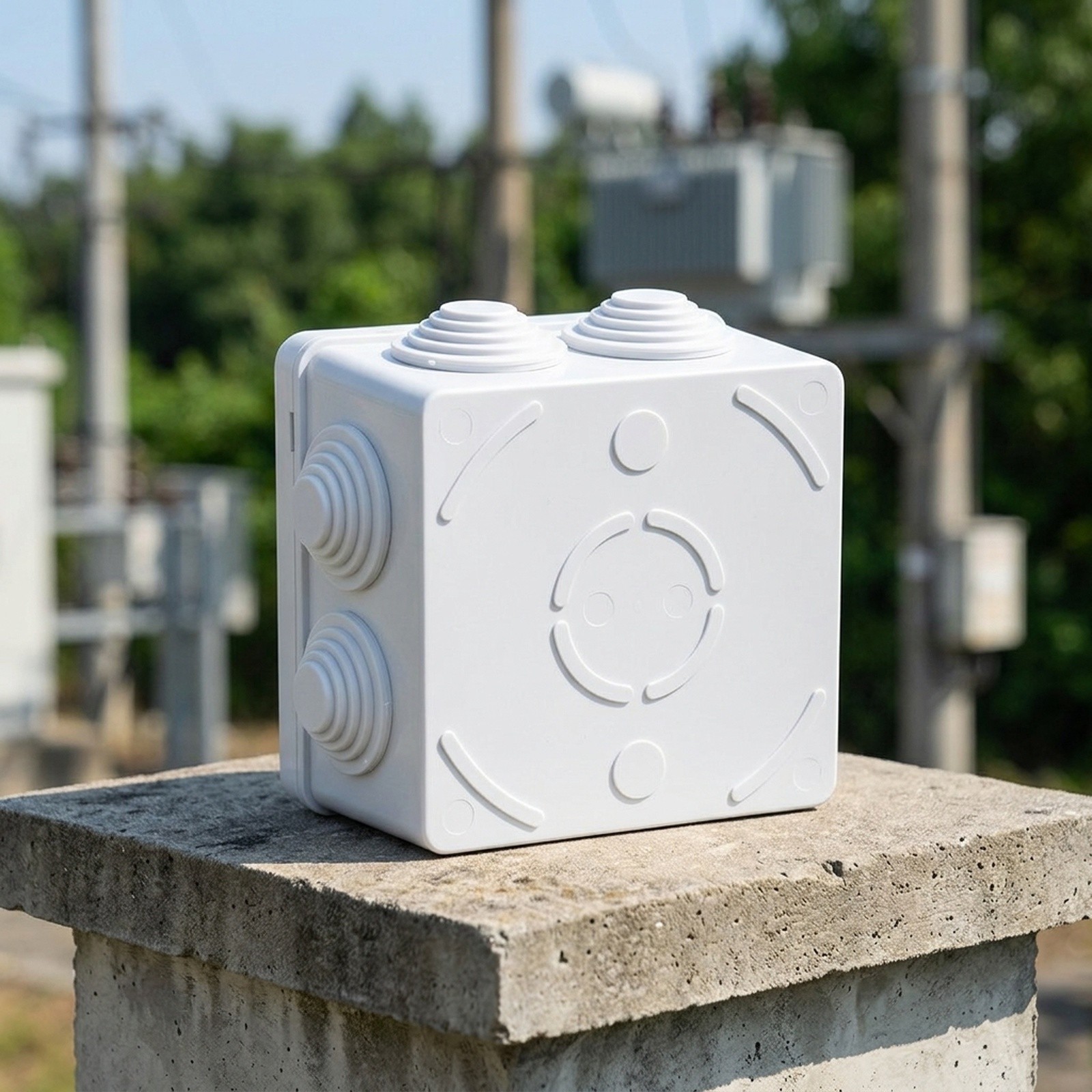 Weatherproof Junction Box Adaptable Outdoor Plastic Electrical Cable Connectors