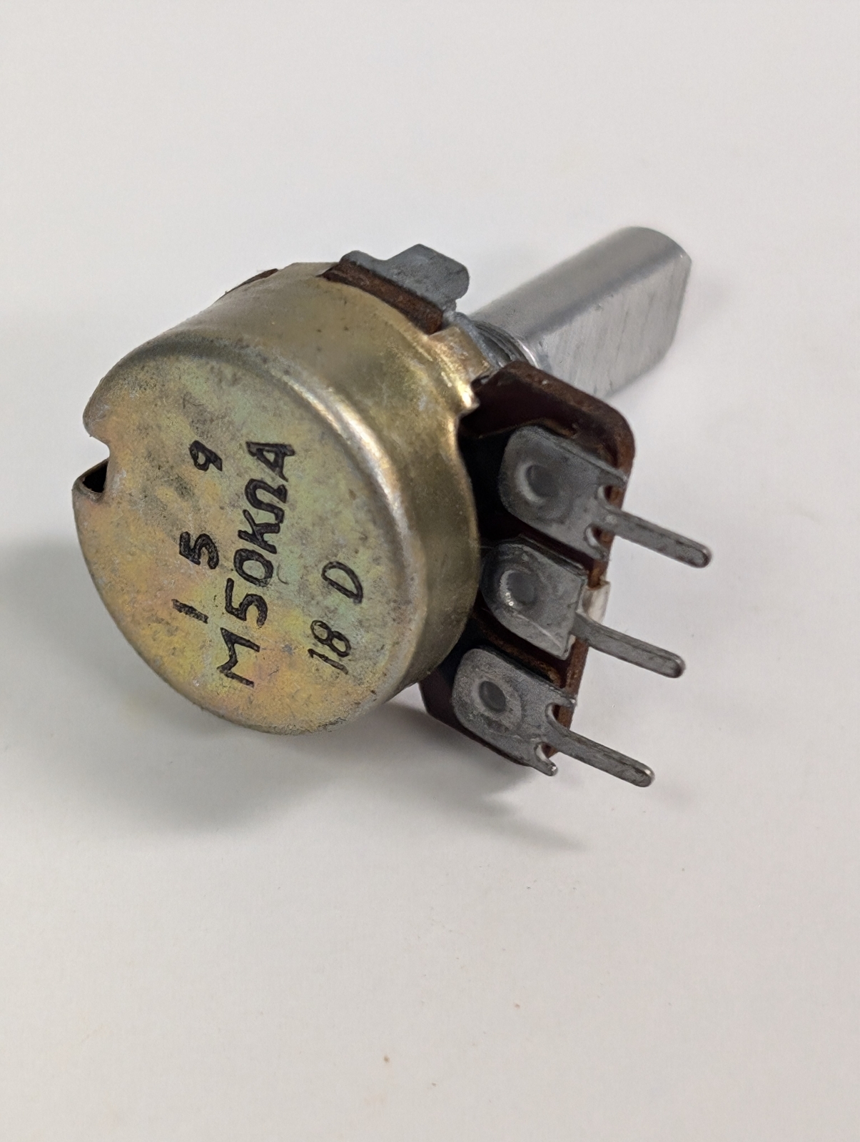 50K OHM MINIATURE AUDIO TAPER POTENTIOMETER