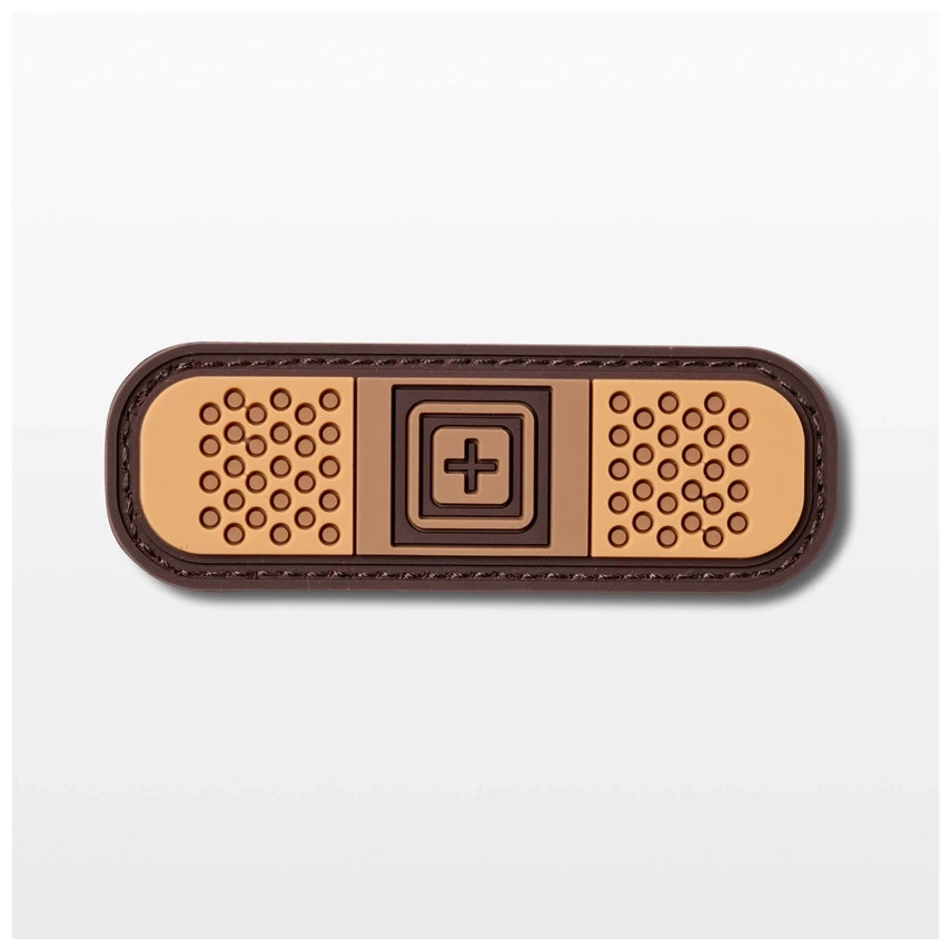 5.11 Bandage Patch Laser Cut Hook-Back PVC Patch - Style # 92714