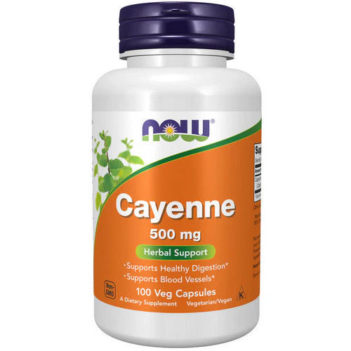 Now Foods, Cayenne, 500 Mg, 100 Veg Caps