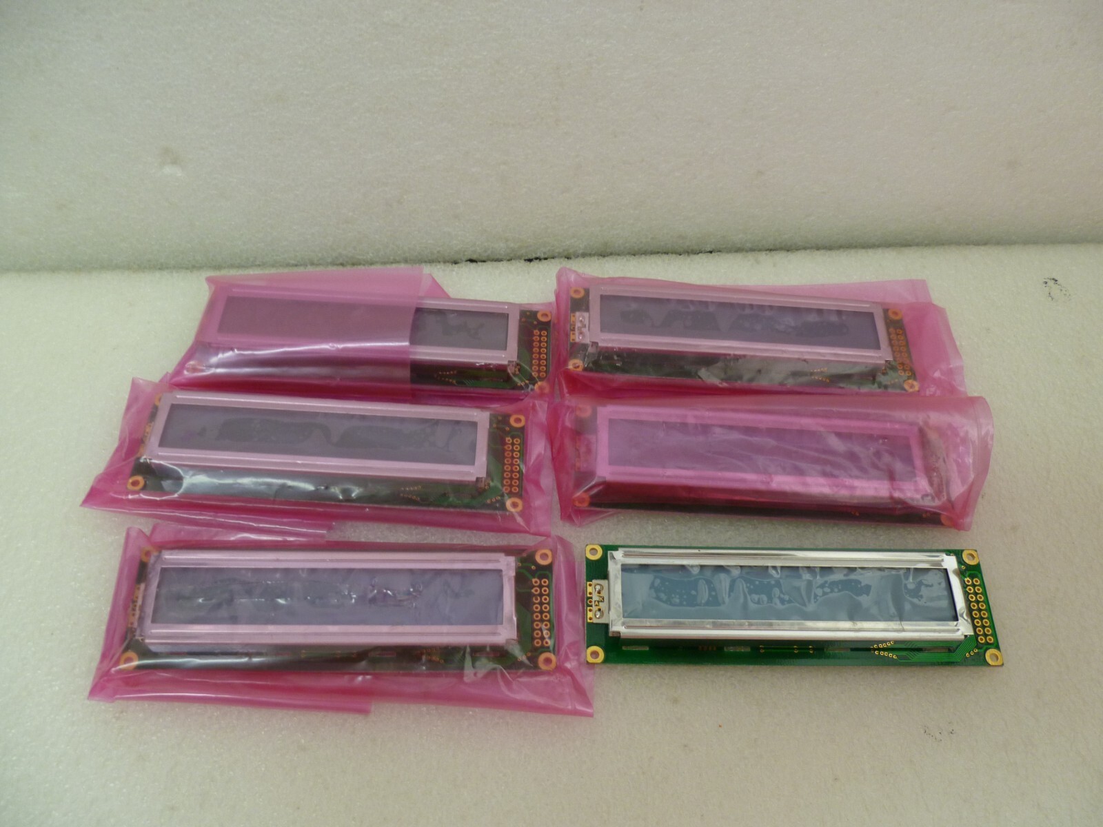 LOT OF 6 LUMEX LCM-S02402DSF LCD DISPLAY MODULE