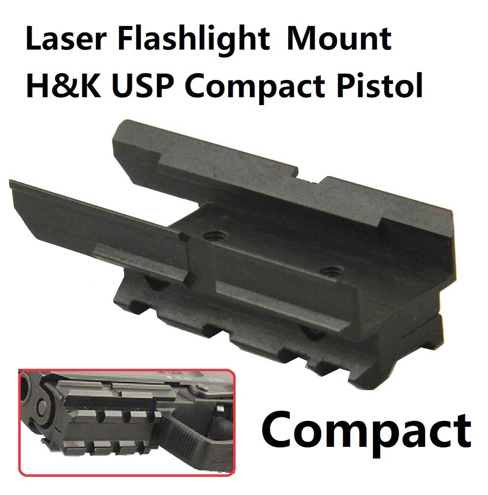 Aluminum Flashlight, Laser Sight Weaver Rail Adapter For HK USP 45 Compact