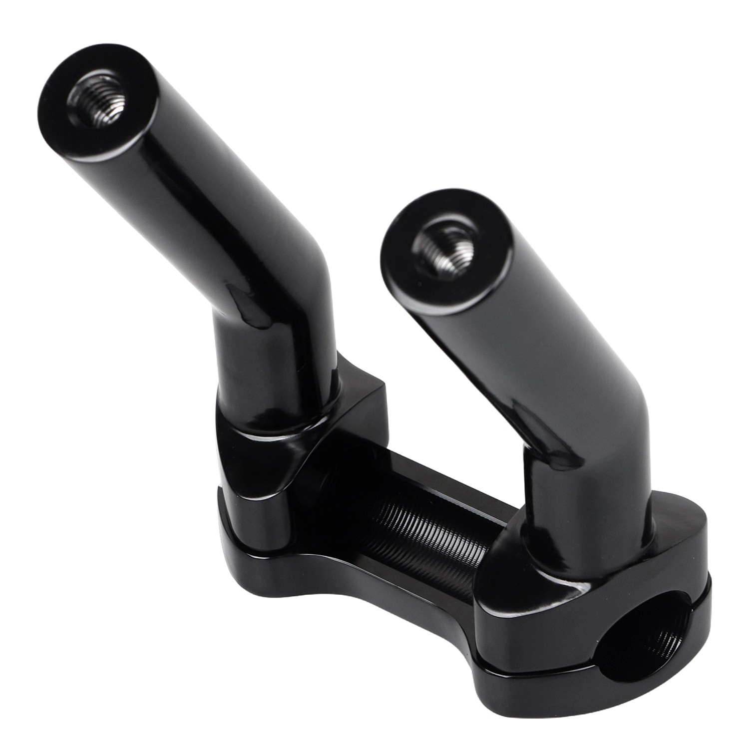Black 6.5"Handlebar Riser Top Clamp For Harley Road King Dyna Heritage Softail
