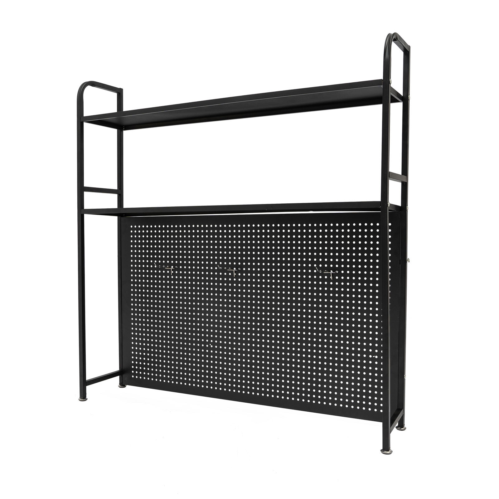 Desktop Bookshelf, Countertop Storage Rack with 2 Shelves for Computer
