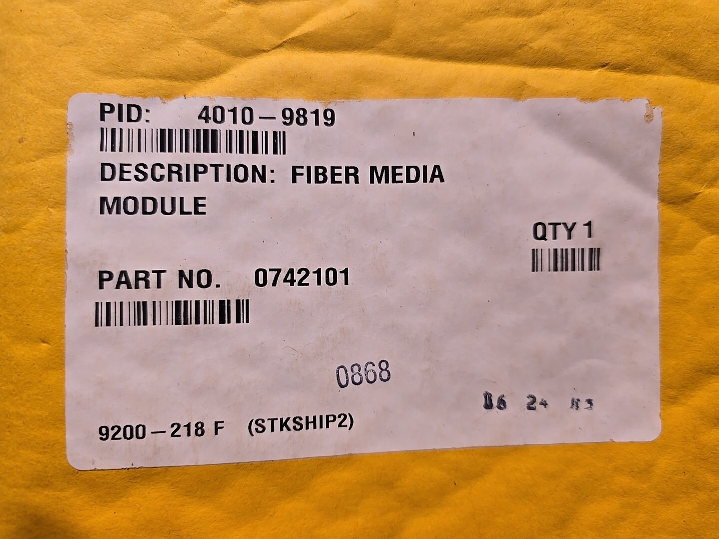 Simplex 742-101 Fiber Media Module 4010-9819 Same Day Shipping*