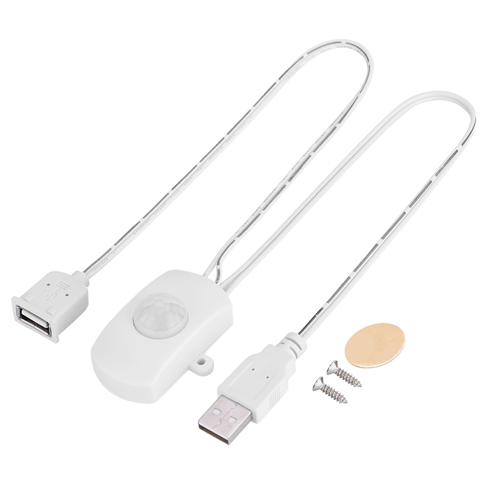 2A PIR Motion Sensor DC5-24V Automatic (USB Interface White)