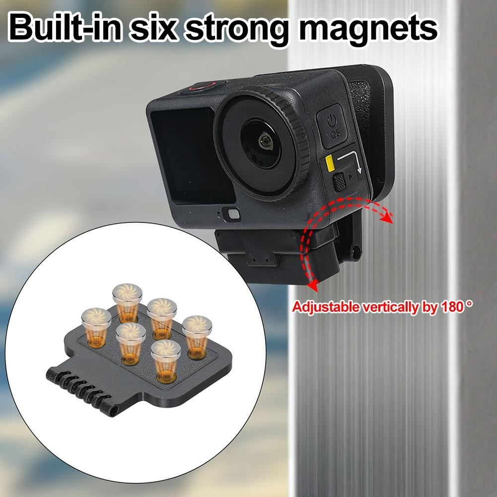 Magnetic Neck Strap Hold Mount Bracket Adapter for dji Action 6 H1O1 F4M9 E Q8C7