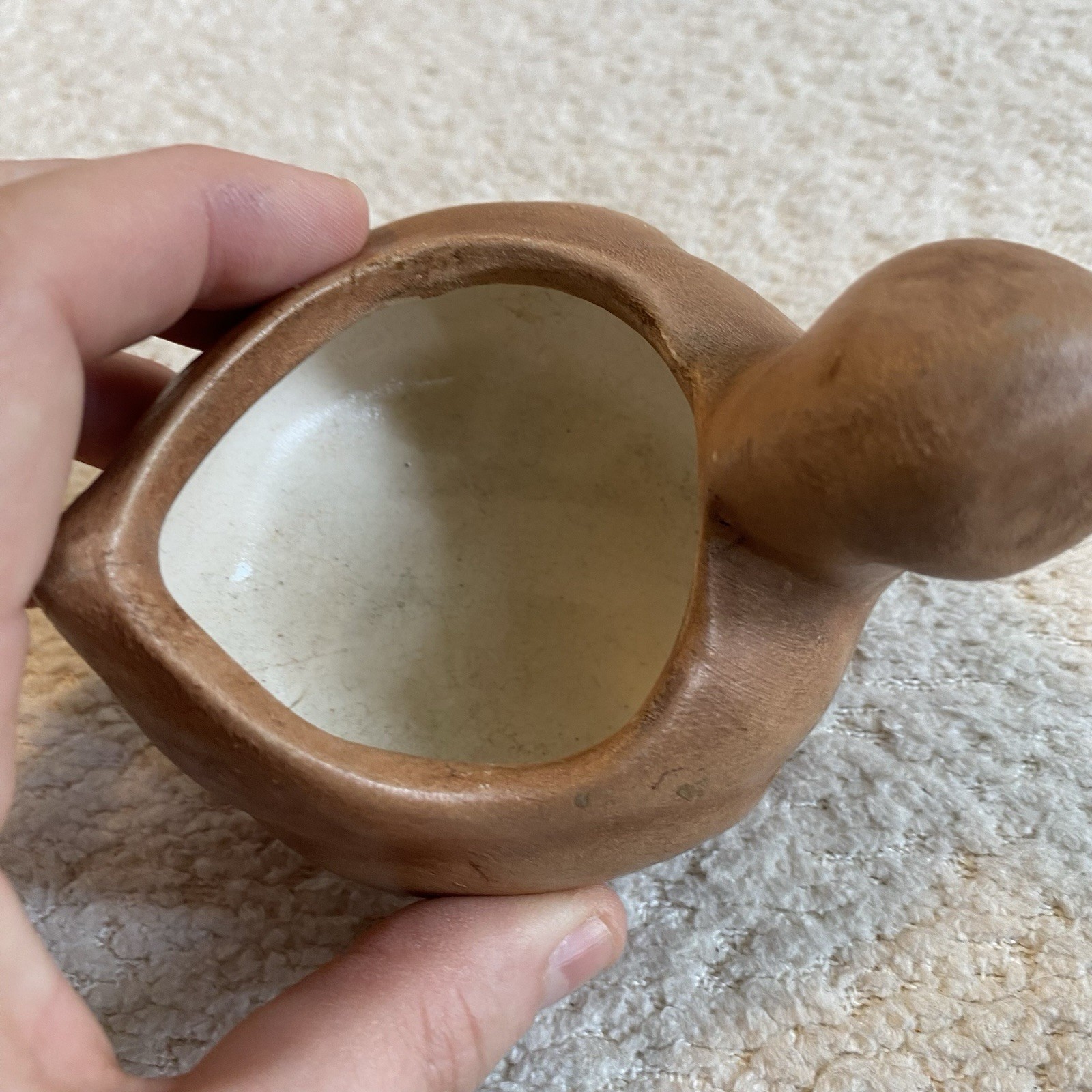Vintage Small Studio Pottery Duck Planter Succulent Planter Catchall Dish
