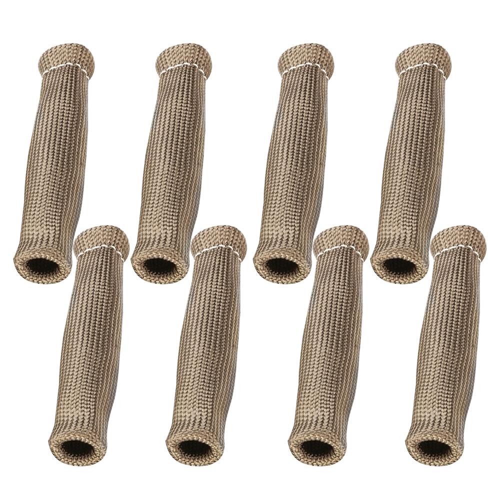 8Pcs Spark Plug Wire Sheath Wire Boots Sleeve Heat Shield Cover Set For Engines-