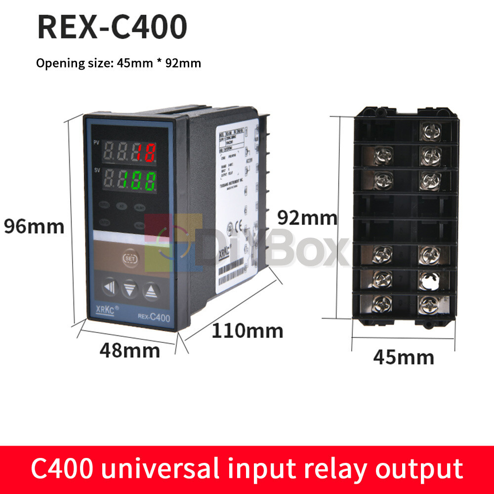 Digital PID Temperature Controller REX-C400/REX-C700 Relay/Solid State Output